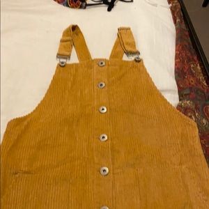 Corduroy jumper dress